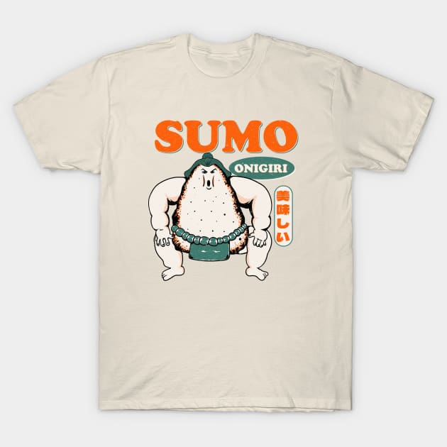 Sumo Onigiri T-Shirt by Oiyo